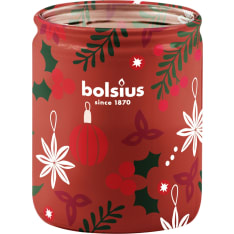 Bolsius True Glos Merry Moments 8,2x6,8cm kynttilä