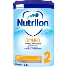 Nutrilon Omneo 2 800g ravintovalmistejauhe imeväiselle 6-12kk