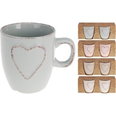 EH Heart 150ml 2kpl mukisetti