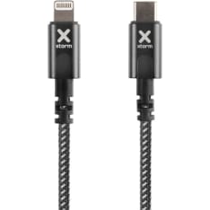 Xtorm Premium 1m Musta USB-C / Lightning kaapeli