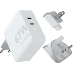 Xtorm 67W GaN-Ultra USB-C PD valkoinen matkalaturi