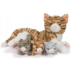 Cozy Noxxiez pehmokissa ja 3 pentua