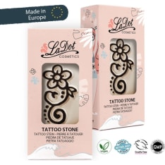 La Dot Flower pattern stone stamp