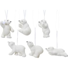 Decoris jääkarhu kuusenkoriste