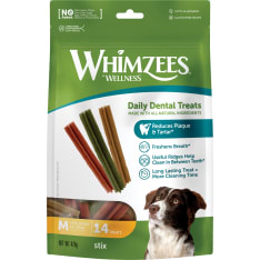 Whimzees Stix M, 14 stk, 420 g MP koiran puruluu