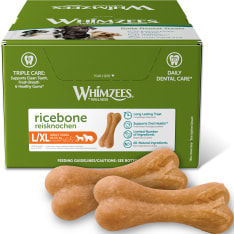 Whimzees Ricebone L/XL, 120 g, bulk dog chew