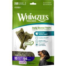 Whimzees Soft Value bags XS, 56 pcs, 420 g MP dog chew