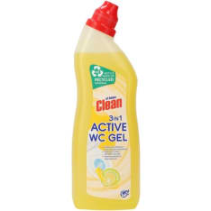 At Home Clean Toilet 750ml 3in1 Lemon Power toilet cleaner