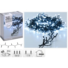H&S 240-piece bright white LED outdoor light set