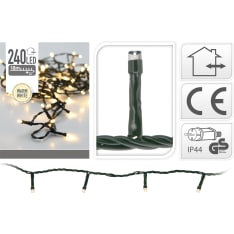 H&S 240-piece warm white LED outdoor light set