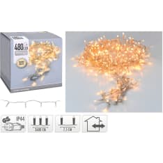 H&S 480-osainen lämminvalkoinen LED-ulkovalosarja