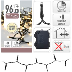 H&S IP44 96-osainen paristokäyttöinen ledvalosarja