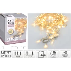 H&S IP44 96-osainen paristokäyttöinen ledvalosarja