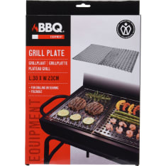 BBQ SHEET 2PCS STAINLESS STEEL