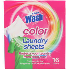 At Home Wash Colour Catching Sheets 16pc Colour Catching Sheets