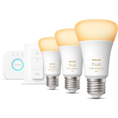 Philips Hue White Ambiance E27 1055lm 8W 3kpl led-älylamppu aloituspakkaus