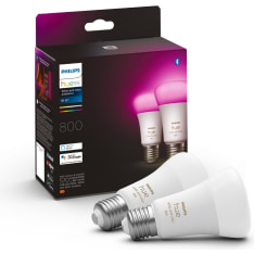 Philips Hue White and Color Ambiance E27 806lm 6.5W 2kpl led-älylamppu