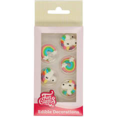 Funcakes Yksisarviset 8kpl syötävä koriste