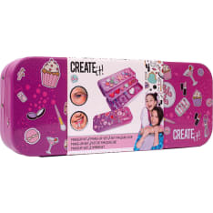 Create It! 26-osainen meikkisetti metallirasiassa