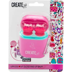 Create It! Lippods huulikiilto ja huulirasva (lajitelma)