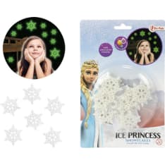 Ice Princess Snowflakes pimeässä hohtavat lumihiutaletarrat