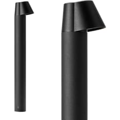 Garden Lights Oberon DL himmentimellä musta 12 V pylväsvalaisin