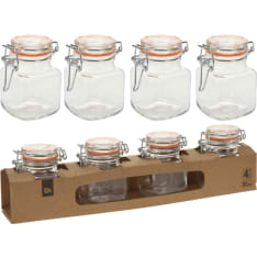 EH 4pcs 90ml storage jar