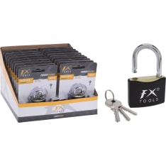 Fx Tools 30mm black padlock