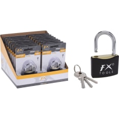 Fx Tools 40mm black padlock