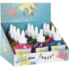 Art & Craft Glitter Gel Glue 90 ml glitterliima