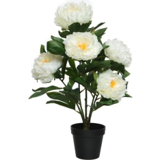Everlands White Peony Artificial Flower
