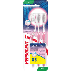 Pepsodent Slim Care Sensitive Soft 3-pack hammasharja