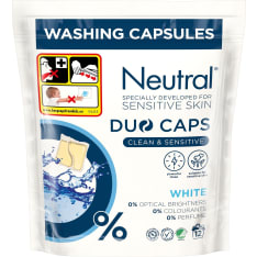 Neutral White 12-pack laundry detergent capsule