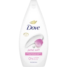 Dove  Petal Soft Shower gel  0% sulfate SLES 450 ml