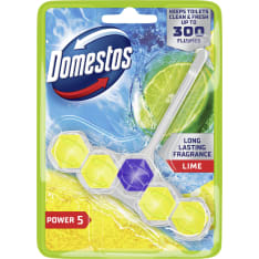 Domestos Power 5 Lime WC-raikastin