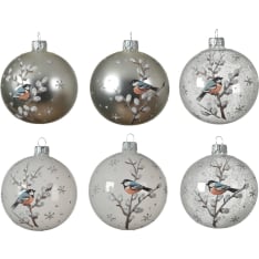 Decoris bird decorative ball