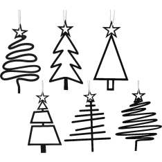 Decoris fir tree decoration