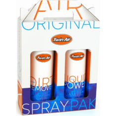 Twin Air Liquid Power Spray + Liquid Dirt Remover Spray Pak (2x500ml) (12) (IMO)
