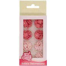 FunCakes Pienet Kukat pinkki syötävä koriste