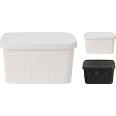 KM storage box with lid
