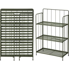 H&S Kukkahylly 3 hyllyllä 90cm