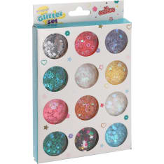 Art & Craft Glitter Set 12-osainen glittersetti