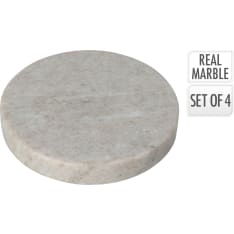 H&S 4pcs 10cm marble coaster