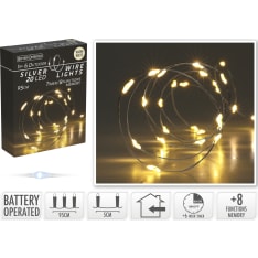 H&S 20-piece battery-powered outdoor light set