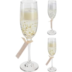 H&S wine glass candle