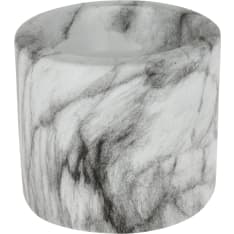 H&S 8x7cm glass candle