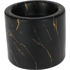 H&S 8x7cm glass candle