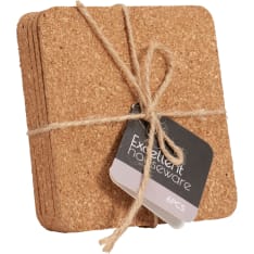 Excellent Houseware 6 kpl korkkilasinalunen