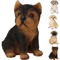 KM dog 14 cm garden statue
