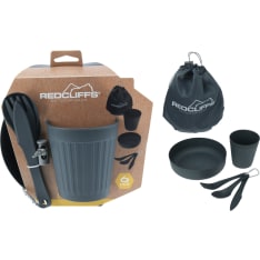 Redcliffs Camping ruokailusetti